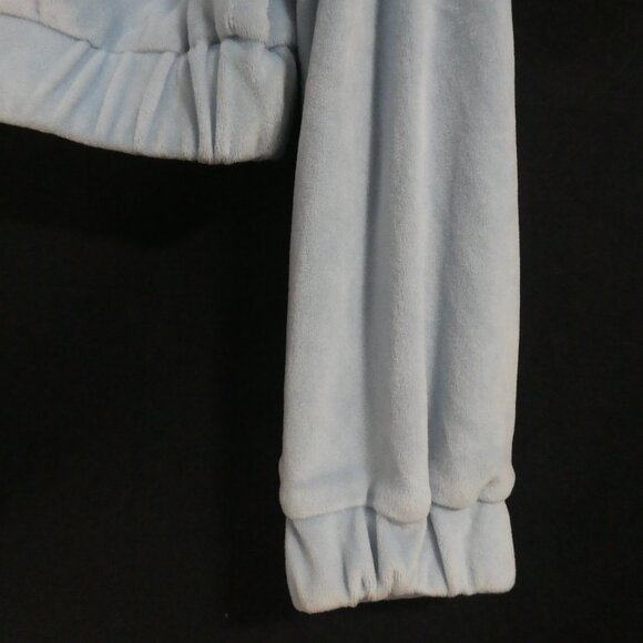 U KIDS | small (7-8) | Soft and Plush Light Blue Velour Zip-Up Hoodie | NWOT - Picture 13 of 14